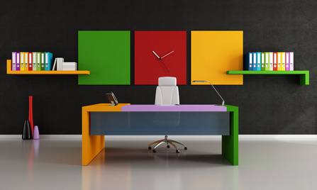 Colorful modern office furniture